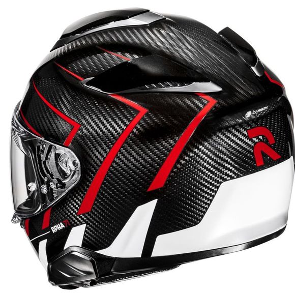 HJC RPHA 71 Full-Face Helmet - CARBON CANO - Black / RedRef: HJ1301-C53767