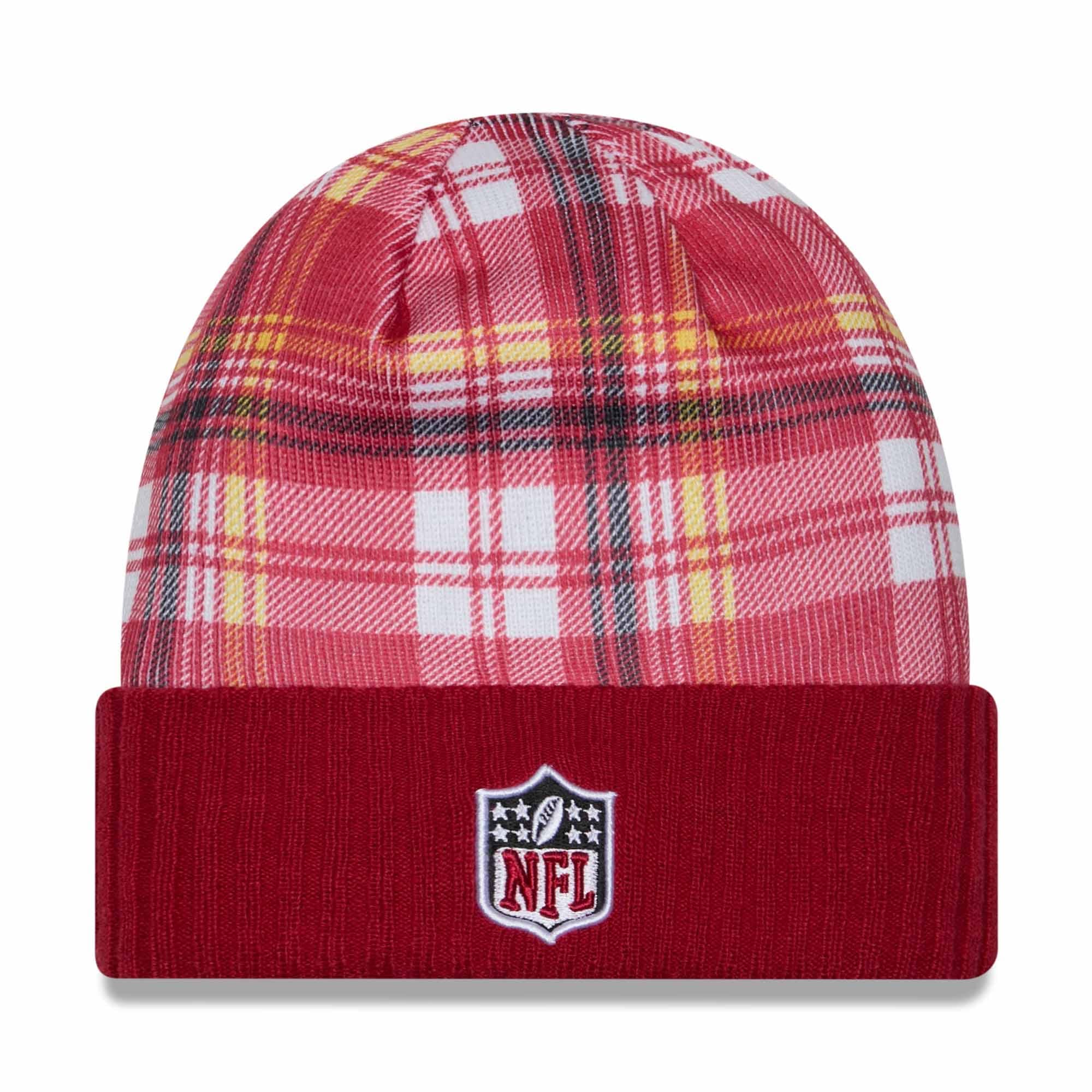Arizona Cardinals 2024 NFL Sideline Statement New Era Knit Hat Red