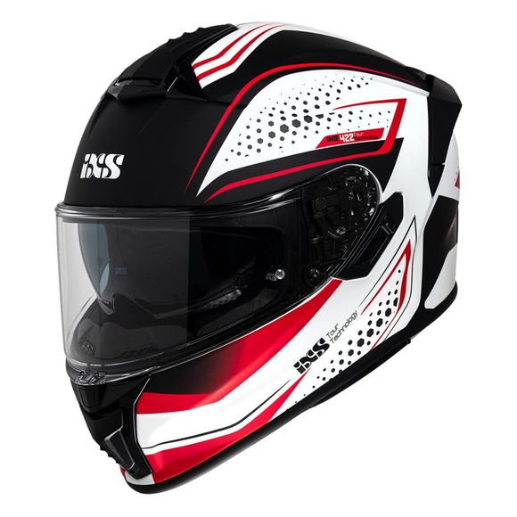 IXS 422 FG 2.2 Full Face Helmet - White / RedRef: IS1093
