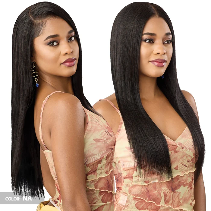 Outre Sugar Punch 100% Unprocessed Remy Human Hair Glueless HD 13x5 Lace Frontal Wig - HH-REMY STRAIGHT 24