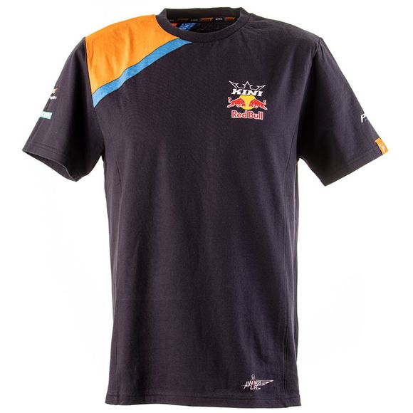 T-Shirt manches courtes Kini Red Bull TEAM - Bleu / OrangeRef : KRB0083