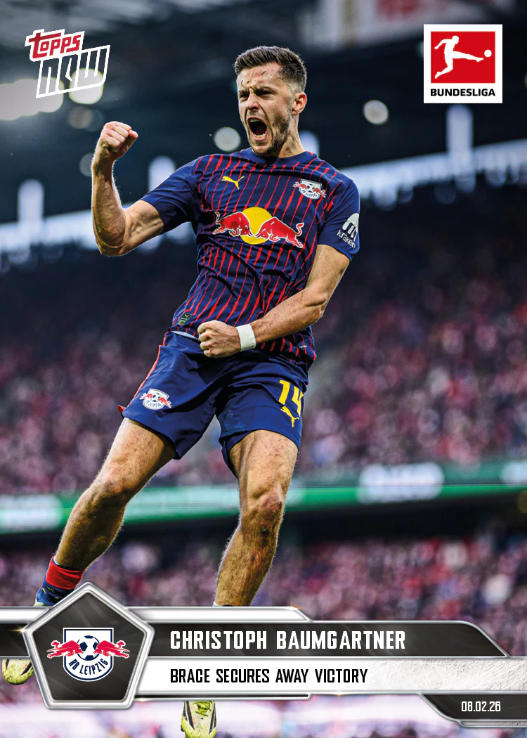 Christoph Baumgartner - 2025-26 Bundesliga Topps NOW® - Card 121 - PR: 134