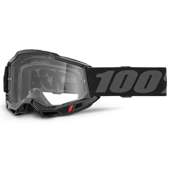 100% ACCURI 2 cross goggles - Clear Screen 2025 - BlackRef: CE1468 / 50013-00038
