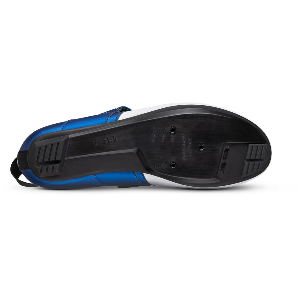Fizik Transiro Hydra Triathlon Shoes Unisex - White / Metallic Blue
