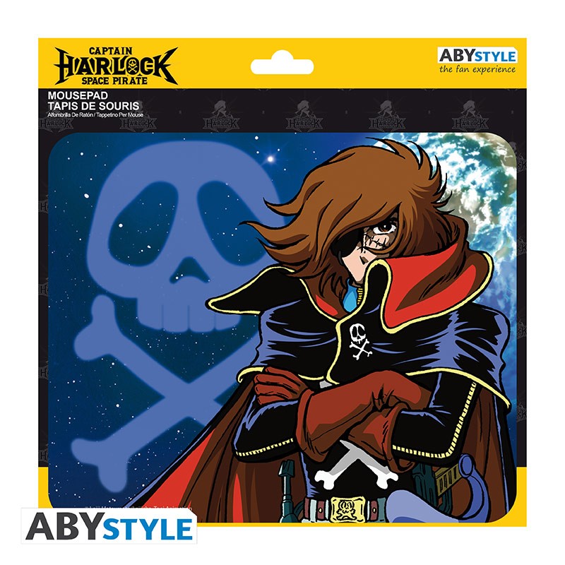 CAPTAIN HARLOCK Flexible Mousepad Harlock & emblem