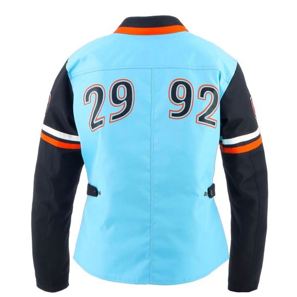 Helstons Von Dutch California Girl Motorcycle Jacket - Blue/BlackRef: HS1378