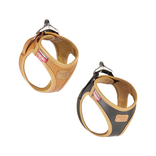 Curli Vegan Apple Leather Harness – Brown – L