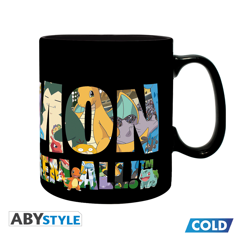 POKEMON Mug Heat Change Gotta catch em all