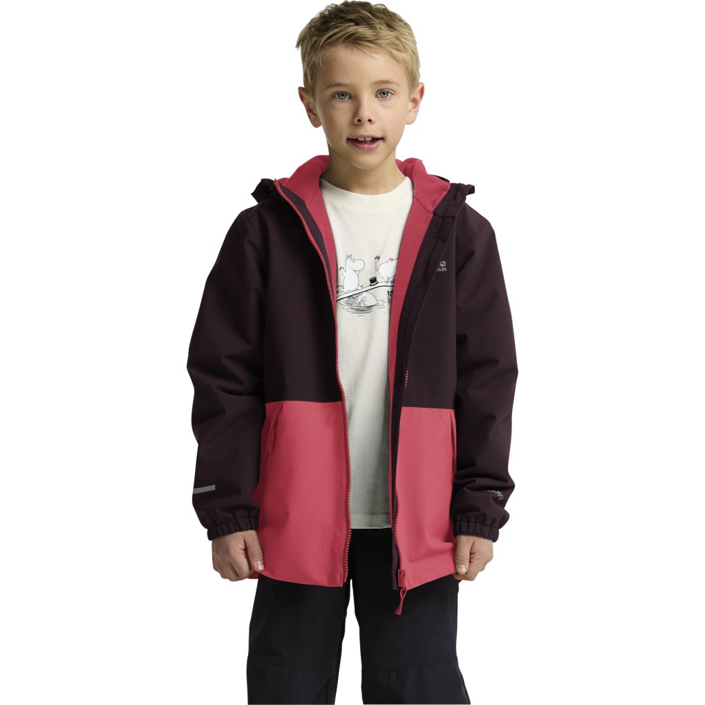 Jack Wolfskin New Snowy Days Jacket Kids - amaranth