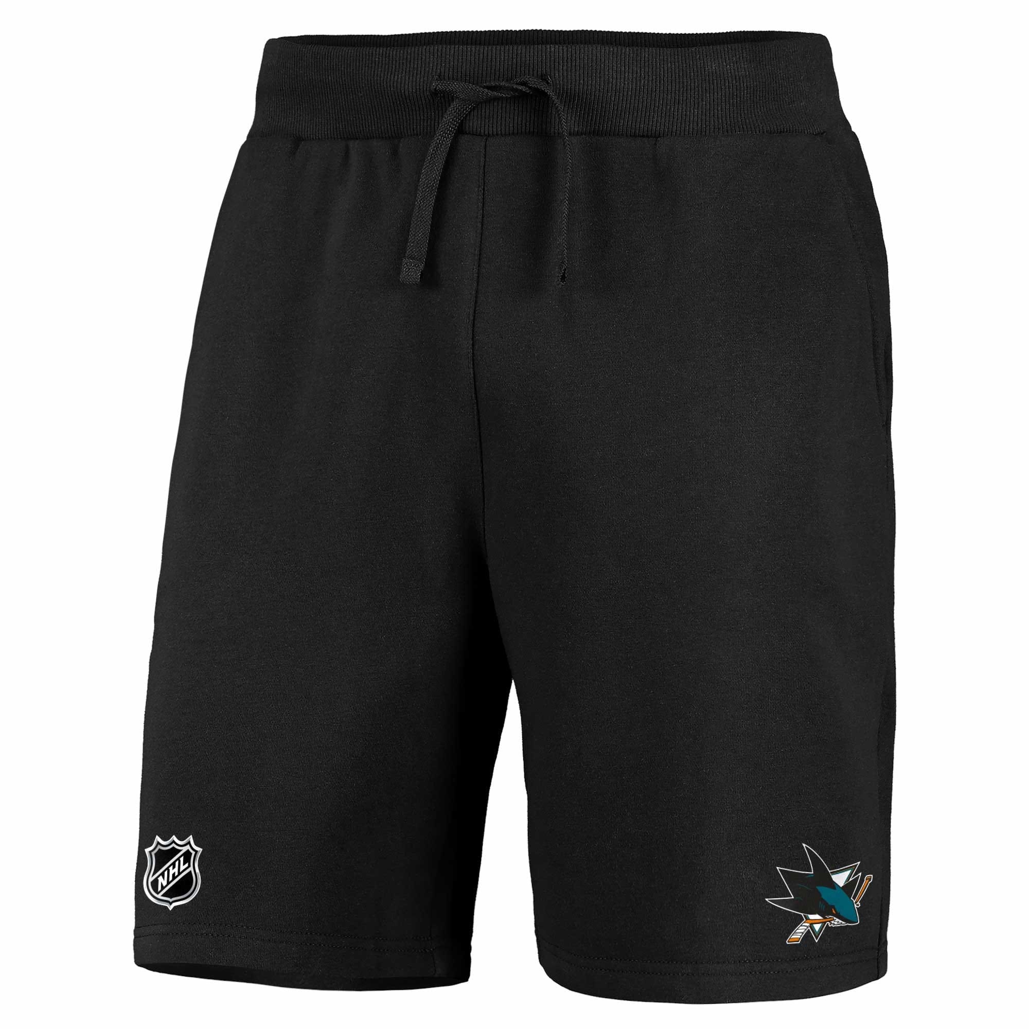 San Jose Sharks Essentials Fanatics NHL Sweat Shorts Black