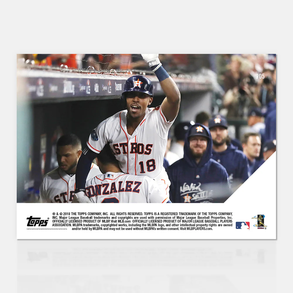 Tony Kemp - 10/17/2018 TOPPS NOW® Card 905 - Print Run: 246