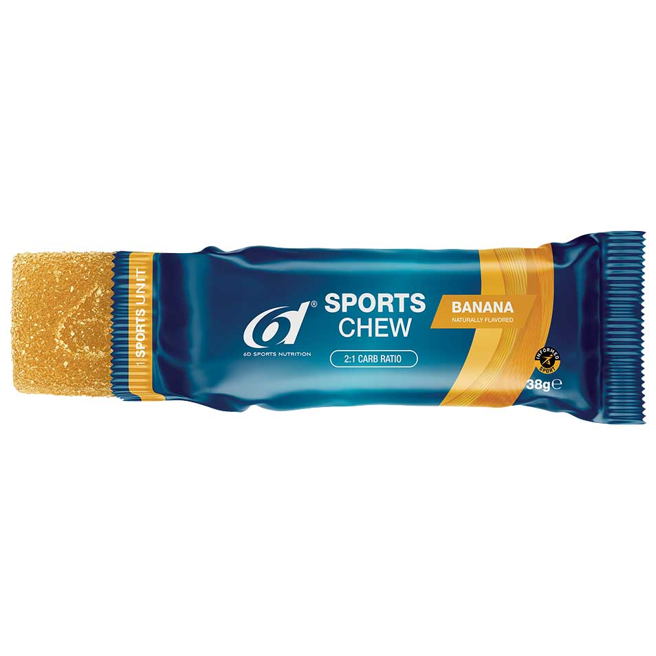 6d Sports Nutrition Sports Chew - Fruit bar - 10x38g