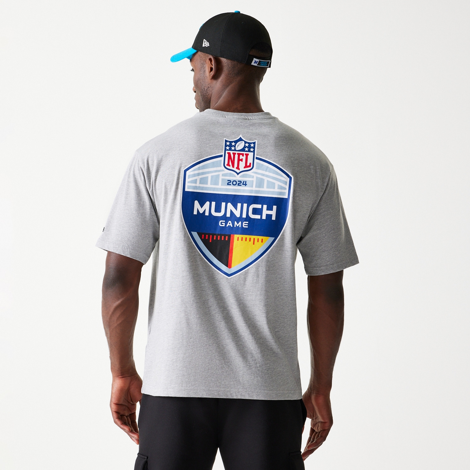 2024 NFL Munich Game Carolina Panthers Collegiate T-Shirt Gray