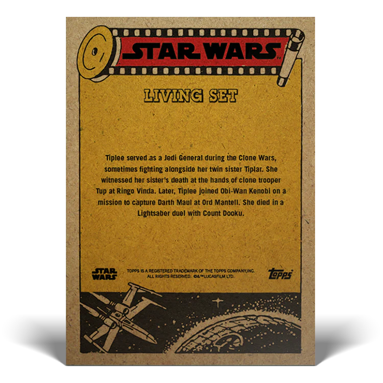 Topps UK - SW Living Set Card #312 - Tiplee