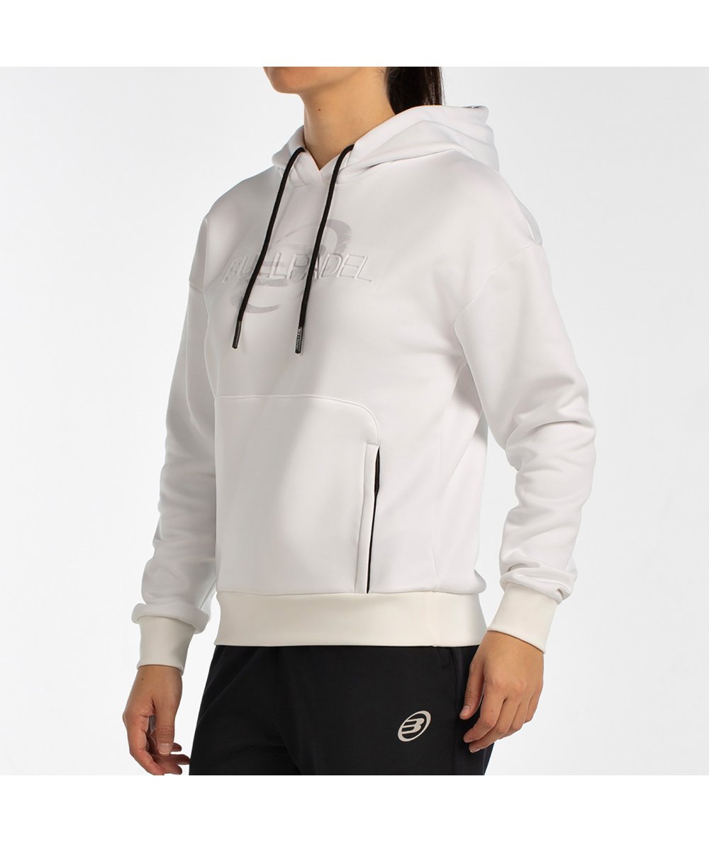 BULLPADEL BEFAS WHITE SWEATSHIRT