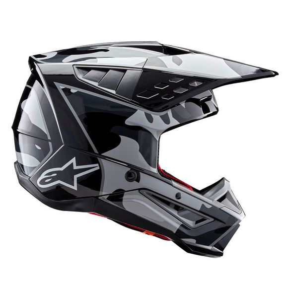 Casque cross Alpinestars SUPERTECH S-M5 - ROVER 2 2023 - Noir / GrisRef : AP3238