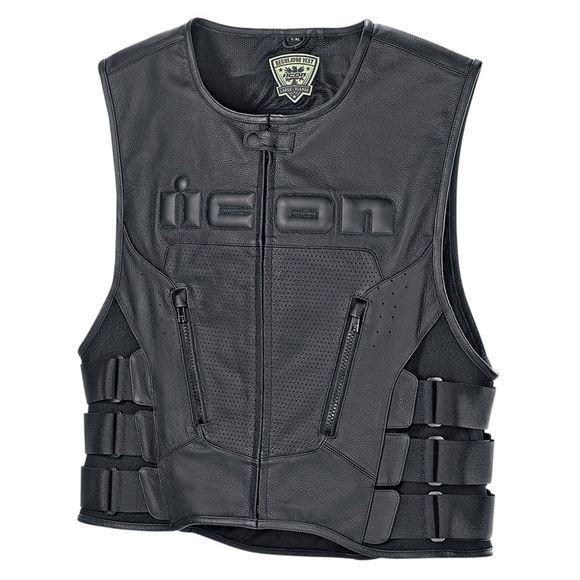 Gilet moto Icon REGULATOR D3O - NoirRef : IC0471