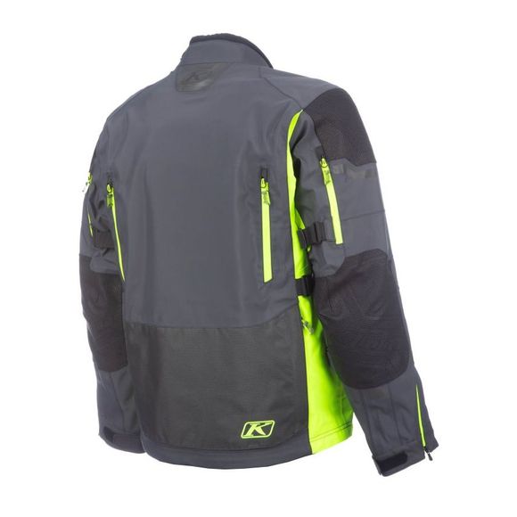 KLIM BADLANDS PRO Motorcycle Jacket - GORE-TEX® - Gray / YellowRef: KLI0480