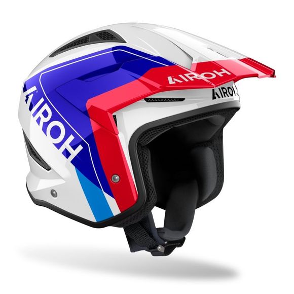 Airoh TRR II HUNT jet helmet - White / BlueRef: AR1514