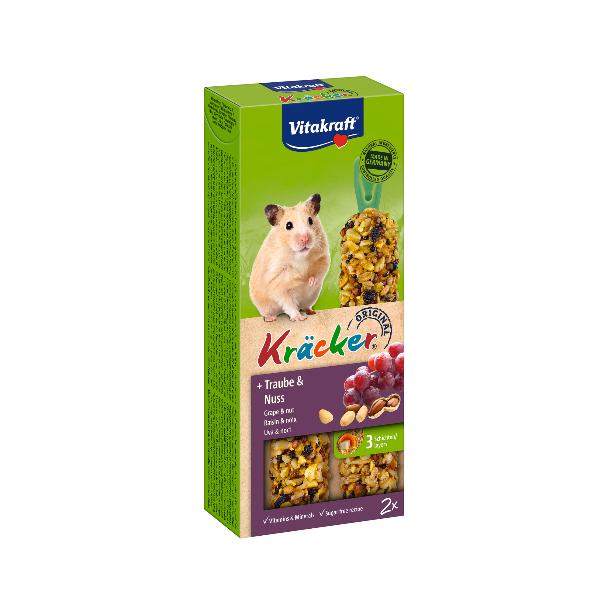 Vitakraft Hamster Cracker Nuts - 2 pieces