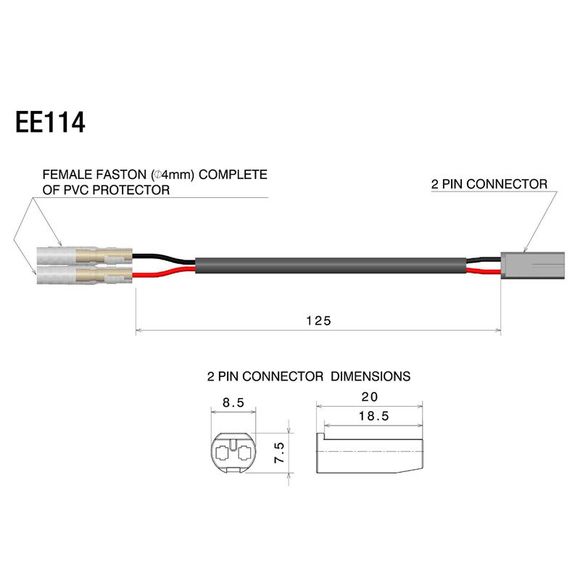 Kit résistance Rizoma pour Clignotant et rétroviseurRef : RZ0684 / EE114H