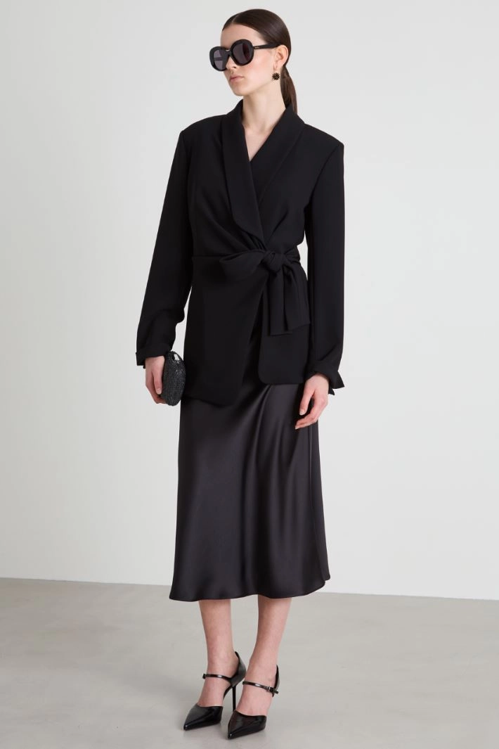 Cady crossover blazer - BLACK