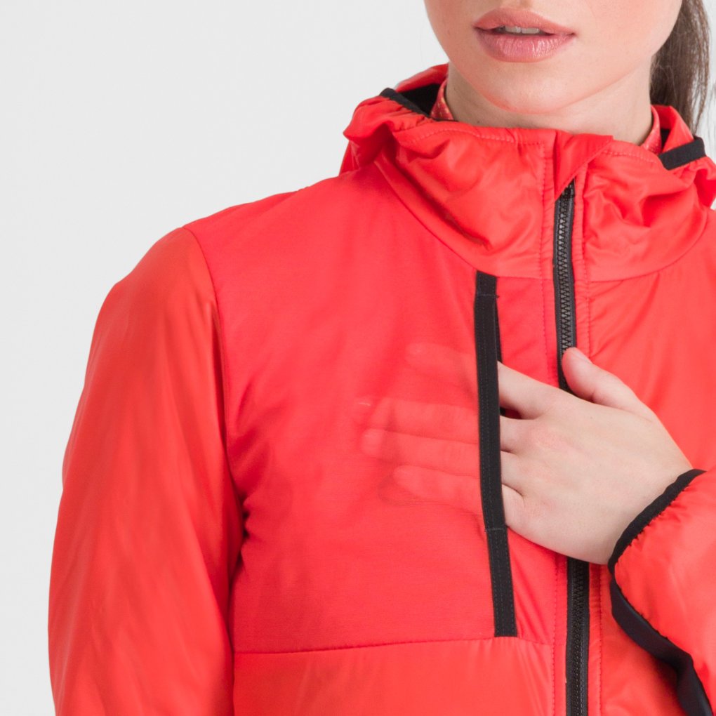 Sportful Supergiara Puffy Long Sleeve Jacket Women - 117 Pompelmo