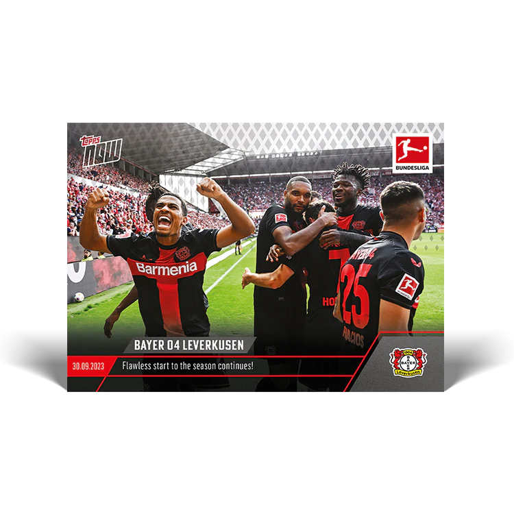 Topps UK - Bayer 04 Leverkusen - Flawless start to the season continues! - Bundesliga TOPPS NOW® Card #36