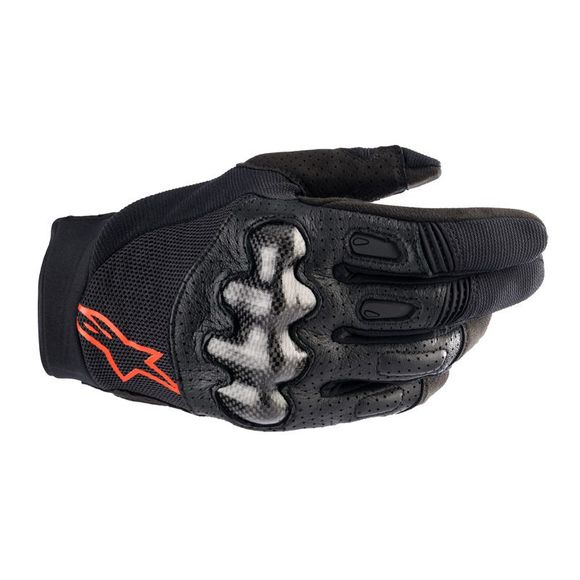 Alpinestars megawatt enduro gloves 2023 - black / redRef: AP3216