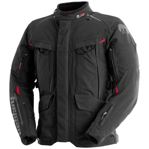 Furygan CHALLENGER 3C PRIMALOFT® Motorcycle Jacket - Black / RedRef: FU1459