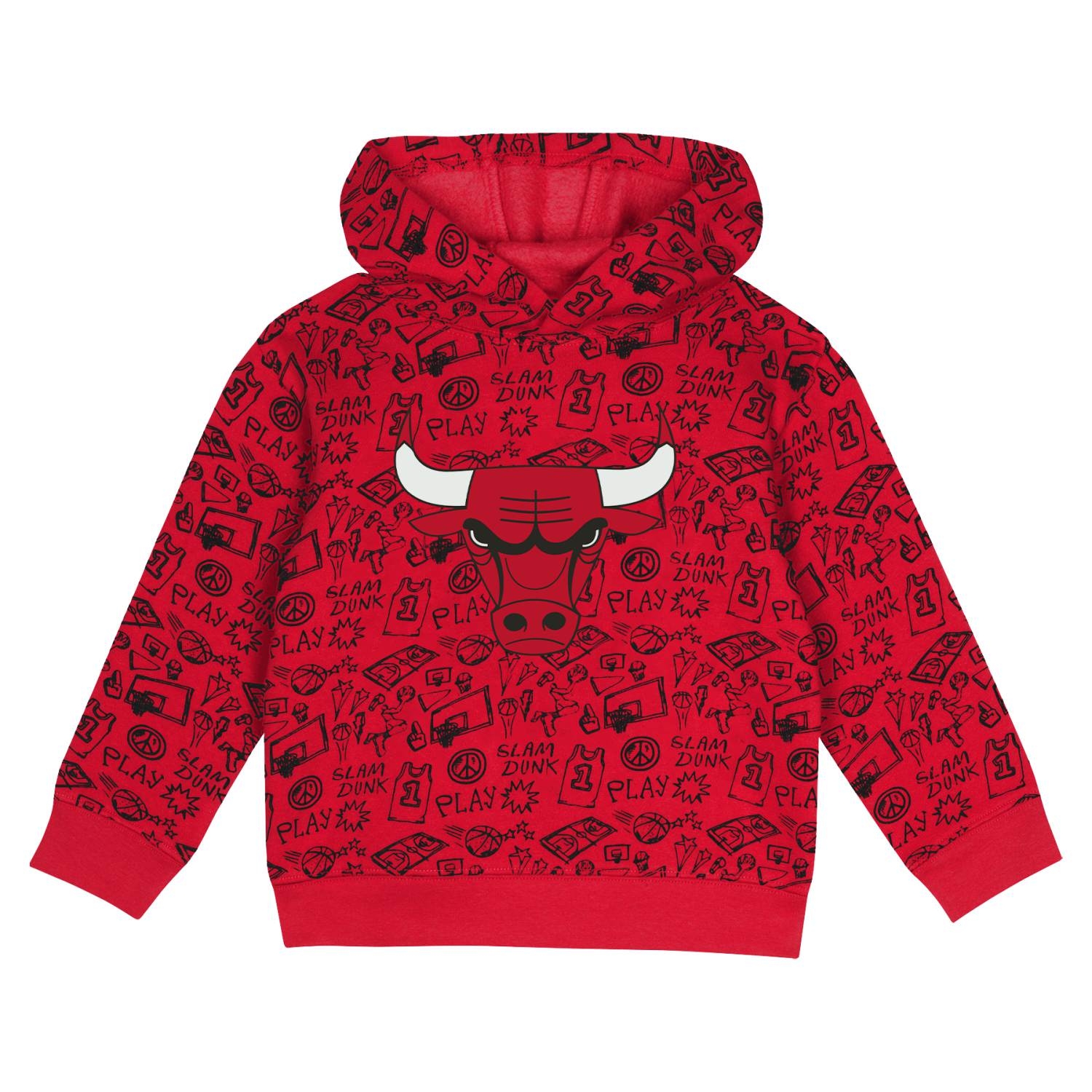 Chicago Bulls Toddler Give & Go NBA Hoodie Sweatpants Set