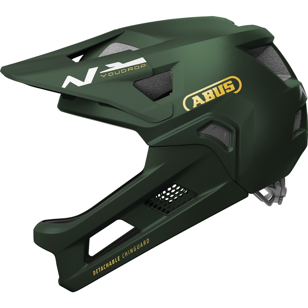ABUS YouDrop FF Kids Helmet - moss green
