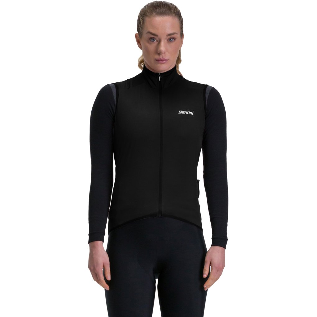 Santini Guard Nimbus Rain Vest Women SP55275GUARDNIMB - black NE