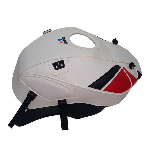 Tank Cover Bagster WHITE/BLACK DESIGN/REDRef: 1712G