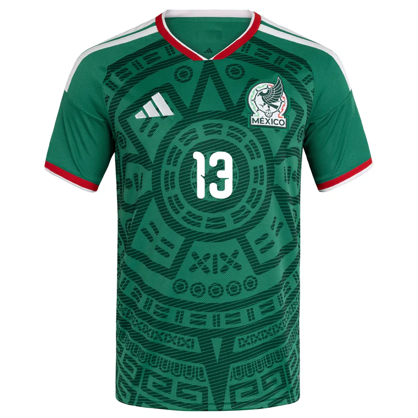 Men's G. Ochoa Mexico Authentic Home 2026 World Cup Jersey (Bold Green)