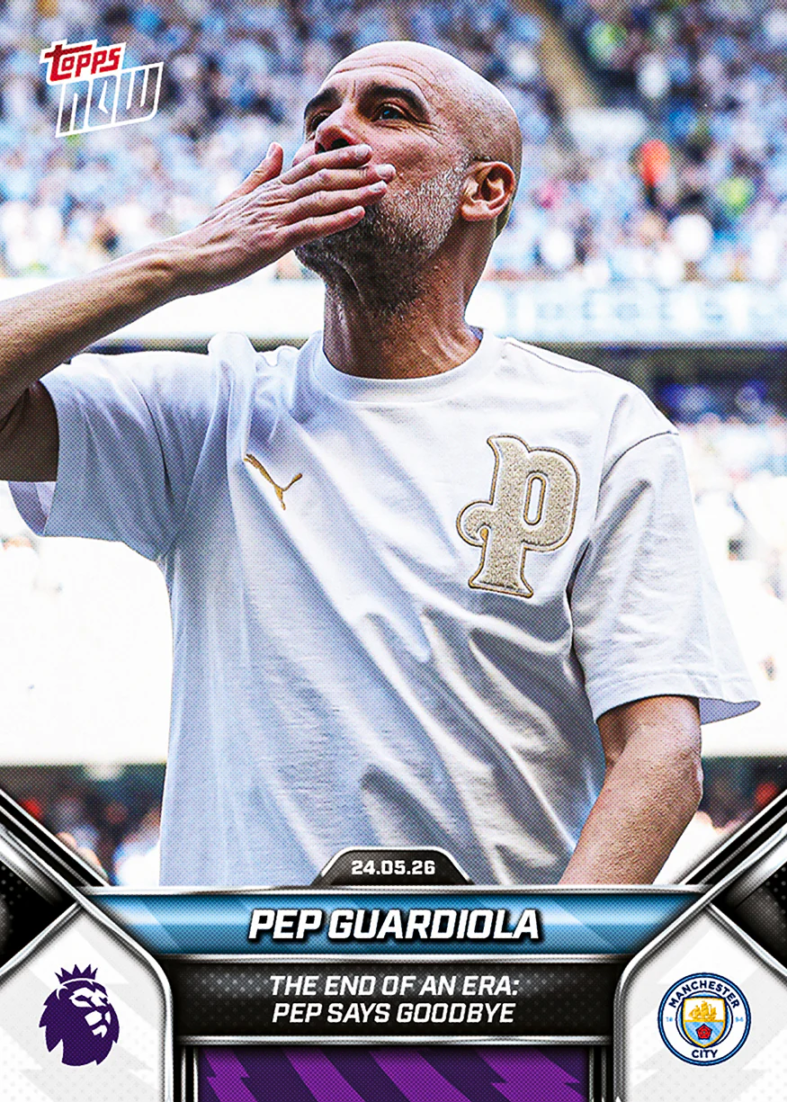 Pep Guardiola - 2025-26 Premier League Topps NOW® - Card 201