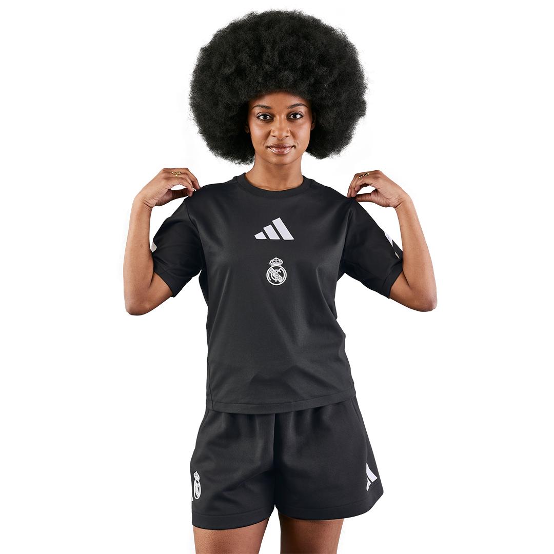 Womens adidas Real Urban T-Shirt Black