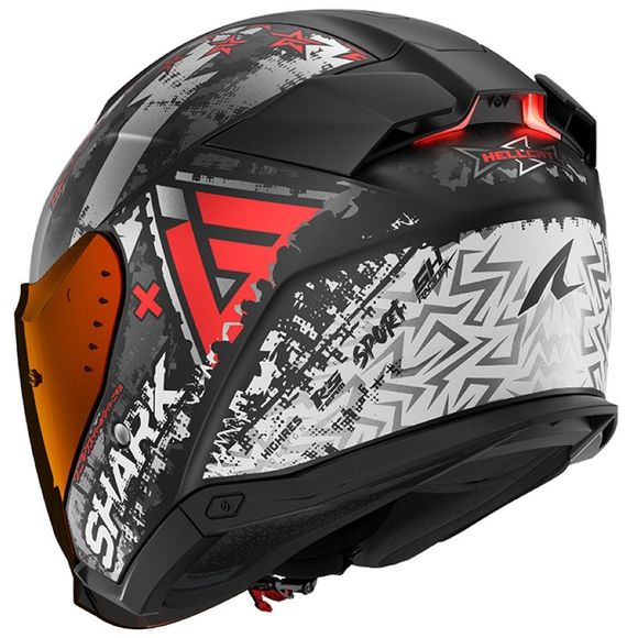 Shark SKWAL i3 JET HELLCAT Open-Face Helmet - Black / RedRef : SH1773