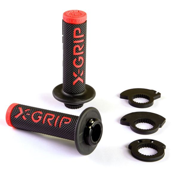 X-GRIP GRIPS LOCK Universal Handlebar Grips - RedRef: XGR0070 / 0513XG2102