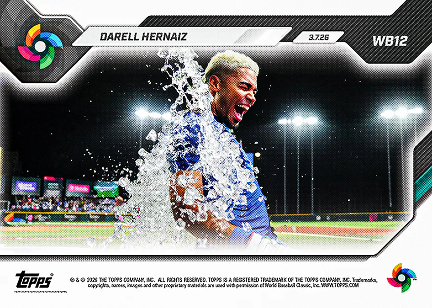 Darell Hernaiz - 2026 World Baseball Classic Topps NOW® - Card 12 - PR: 1357