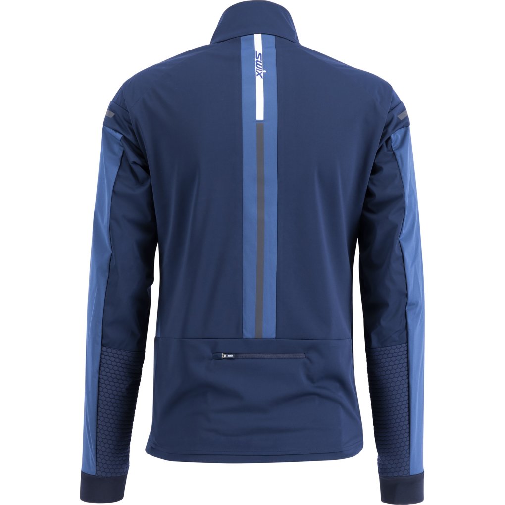 Swix Nordic Cross-Country Jacket Men - Lake Blue/Dark Navy