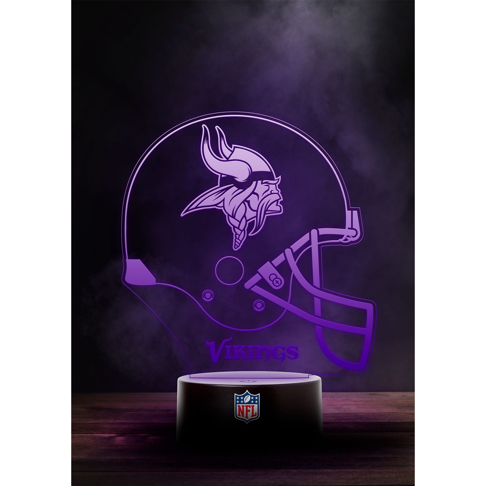 Minnesota Vikings NFL Helmet LED Sign