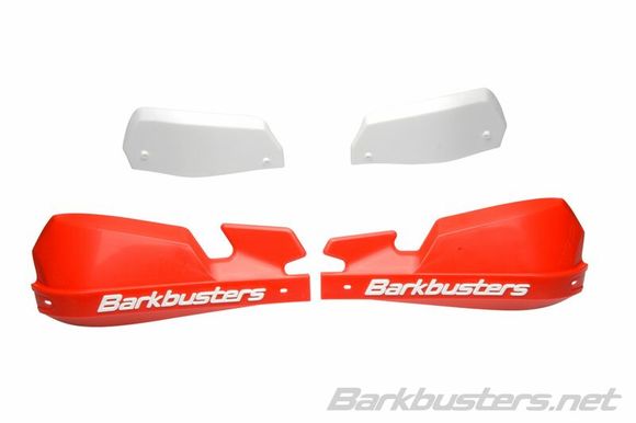 Protèges-mains Barkbusters Coques de VPS MX rouge/déflecteur blanc UniverselRef : BRK00113A / 1085983006