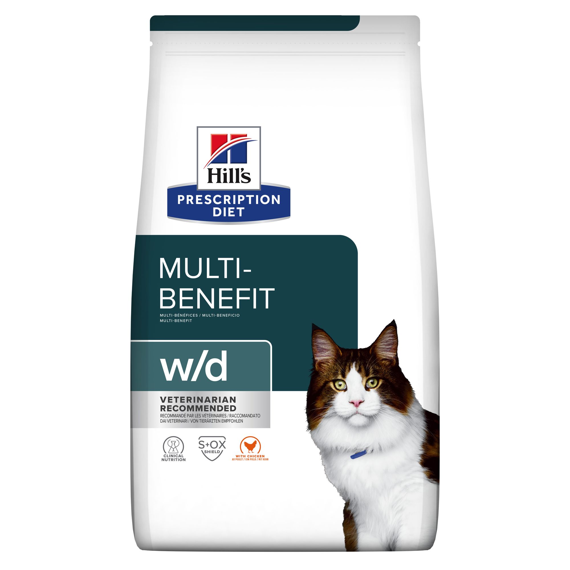 Hill's Prescription Diet w/d - Multi-Benefit - Feline - 3kg