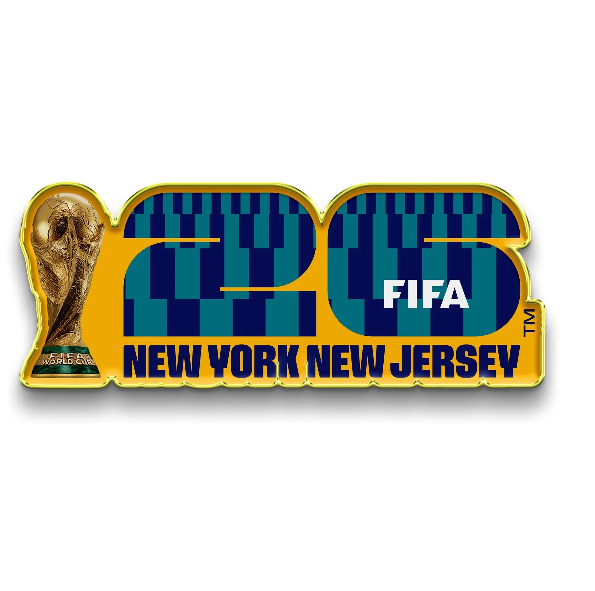 2026 Soccer Fan Collection Host City New York/New Jersey Hat Pin