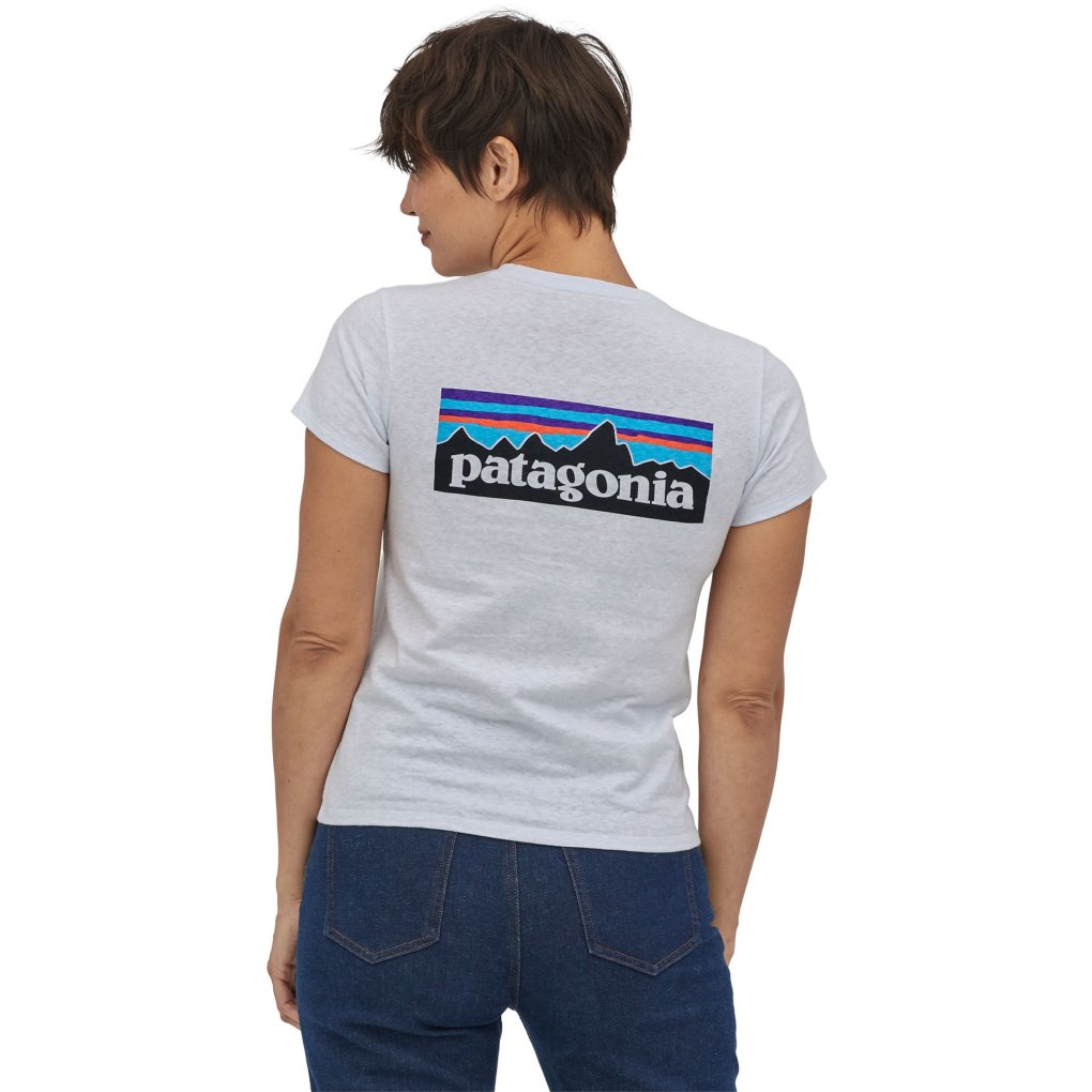 Patagonia P-6 Logo Responsibili-Tee Women - White