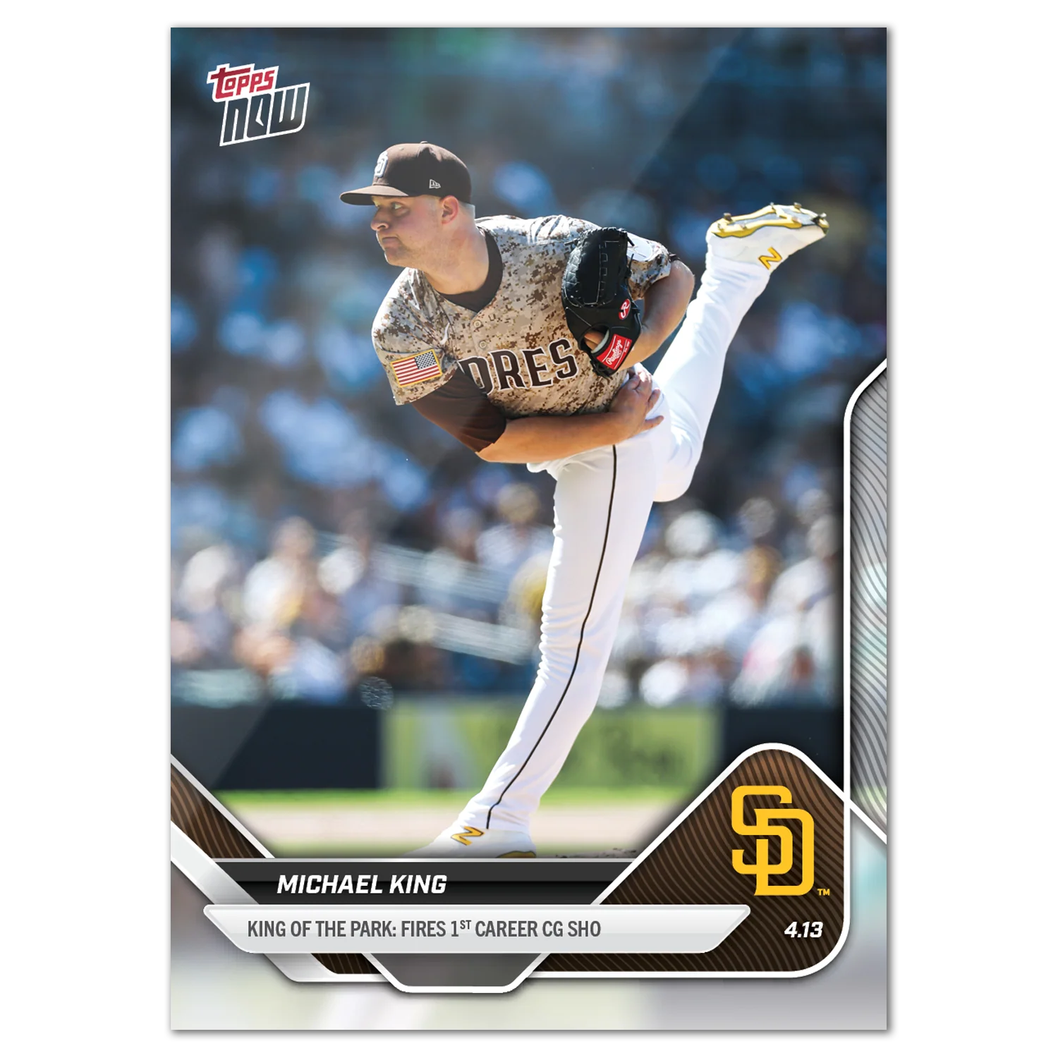Michael King - 2025 MLB Topps NOW® - Card 67
