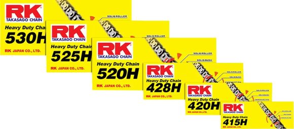 Chaîne Rk transmission 100 maillons 520 UniverselRef : RK00371A / 12210157