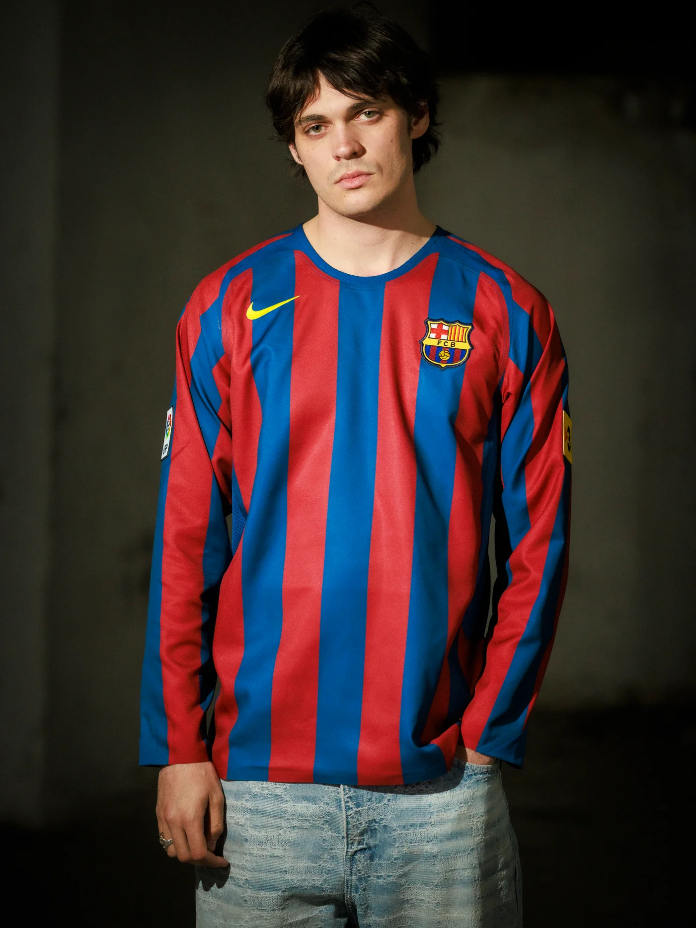 FC Barcelona 2005/06 Reissue Long Sleeve Jersey