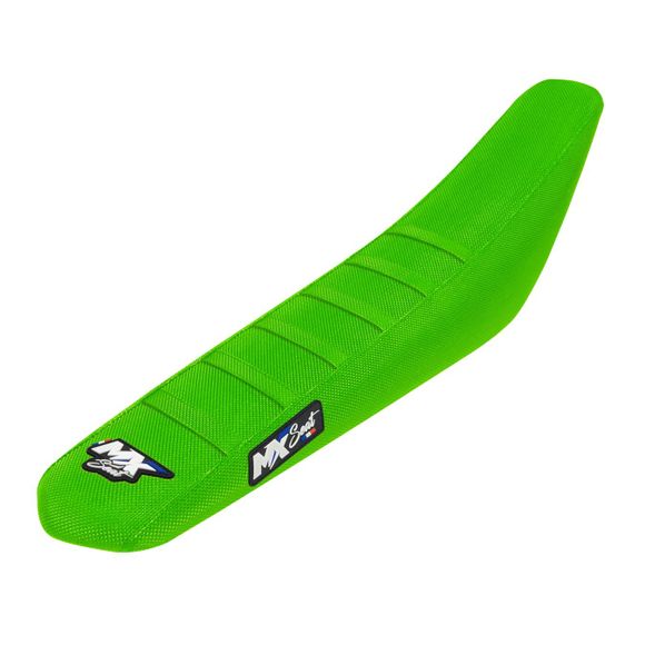 MX Seat 6 ribs saddle cover - GreenRef: Mxs0224 / Kawasaki-6Ribs-Vertvert-250450-1926
